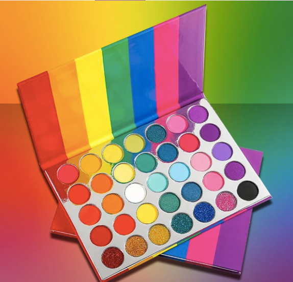 Qing Beauty Rainbow Eyeshadow Palette