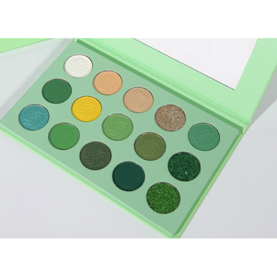 Qing Beauty Avocado Green Eyeshadow Palette (Pistachio shades)