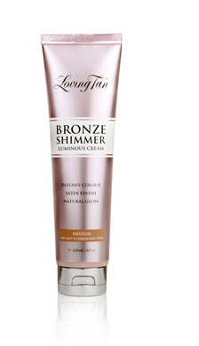 loving tan shimmer luminous cream medium
