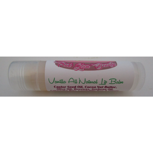 Pink Glam Beauty Organic Vanilla lip balm